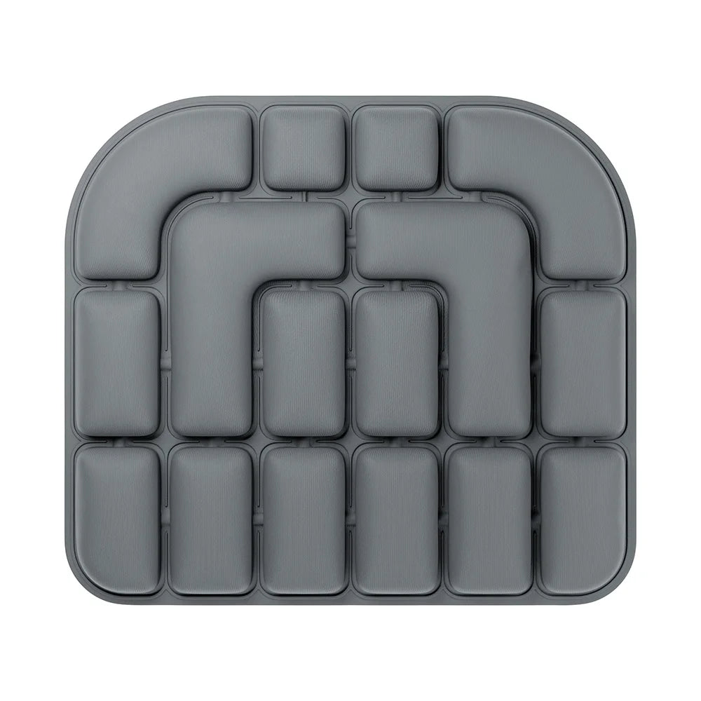 Adjustable Inflatable 3D Pressure Relief Air Cushion Ergonomic Seat Pad For Office Car Wheelchair Long Time Sitting Hip Support