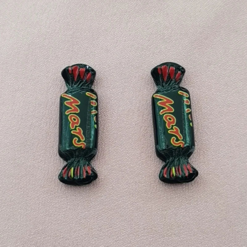 10pcs simulation candy and food toy resin pendant, DIY jewelry making earrings, keychain accessories