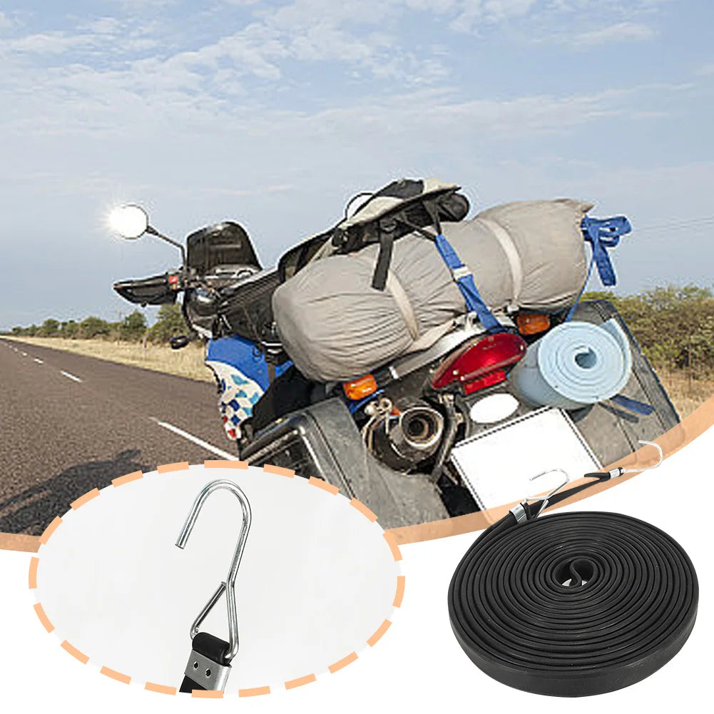 2.5M/3.5M/5M Bungee Cords with Hooks Extra Long Bungee Strap Ropes Rubber Luggage Roof Rack Strap Strong Elastic Rope Fixed Band