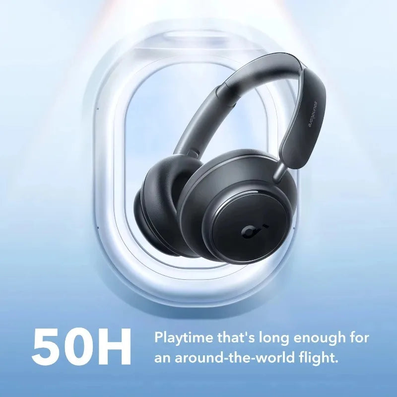 Soundcore Original Space Q45 Wireless Bluetooth Headphones ANC Active Noise Cancellation LDAC HiRes Headset 50H Playtime