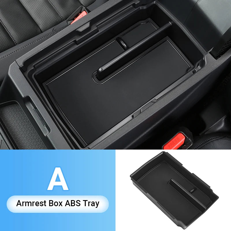 ABS Car Central Console Armrest Box Storage Box Container Tray For Honda CR-V CRV CR V6th Gen 2023 2024 2025 Hybrid Accessories