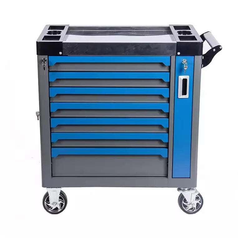 Lockable Seven-Drawer Steel Iron Toolbox For Auto Repair Red 310pcs Tool Sets For Workshop Garage Storage OEM OBM Supported