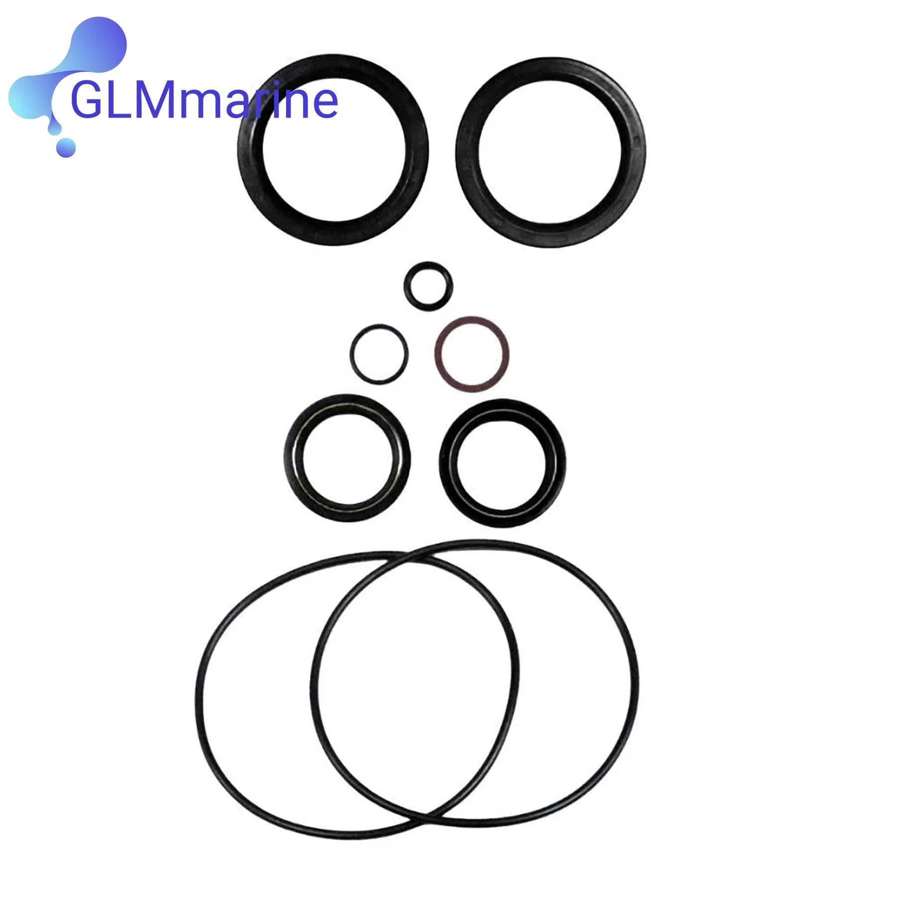876267 Fits for Volvo Penta Lower Unit Seal Kit DP-A DP-B DP-C DP-D DPX-S AQ280DP AQ290DP Dual Prop Shaft 87840 22087 Boat Motor