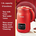 1500ml Soy Milk Machine12h Appointment Filter-free Wall Breaking Machine Mixer Home Electric Juicer Multifunctional Food Process