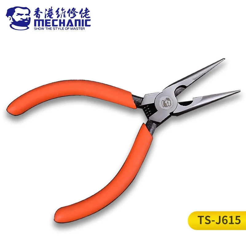 MECHANIC TS Series Diagonal Nose Industrial Grade Precision Pliers Wire Cutter Hardness Fly Wire Cutting Durable Repair Tools