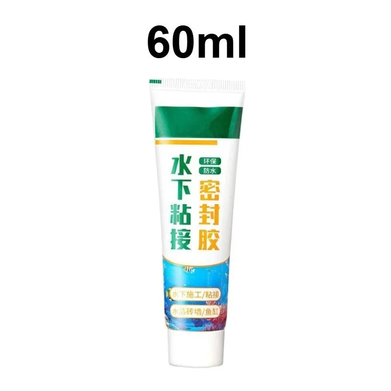 Crackproof environmentally friendly adhesive Underwater Adhesive Sealant Waterproof Silicone for Fixing Leaks in Fish Tanks
