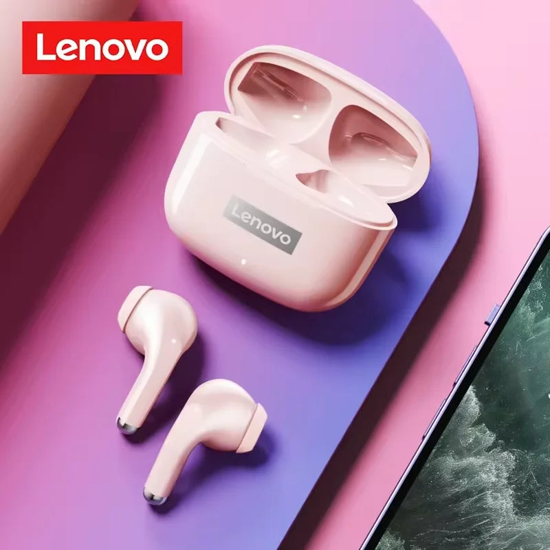 Lenovo LP40pro TWS Wireless Earbuds Bluetooth 5.3 HiFi Stereo Noise Reduction Sports Gaming Headphones for Running Travel Office