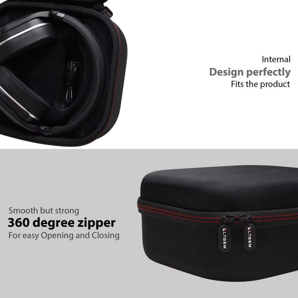 LTGEM Hard Case for Turtle Beach Stealth 600/700 Gen 2 Wireless Gaming Headset - Travel Protective Carrying Storage Bag