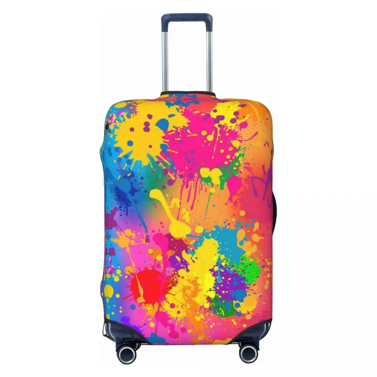 Custom Colorful Abstract Graffiti Camouflage Pop Art Suitcase Cover Dust Proof Travel Luggage Covers for 18-32 inch