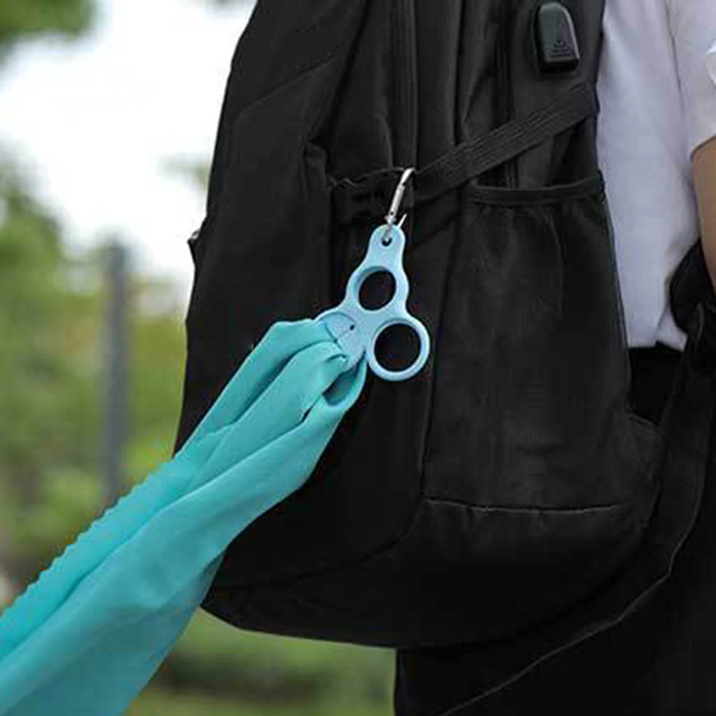 Portable 3in1 Carabiner Durable Silicone Hook For Camping Cycling Travel Wild Survival Fishing Outdoor Backpack Hooks 1/2/5pcs