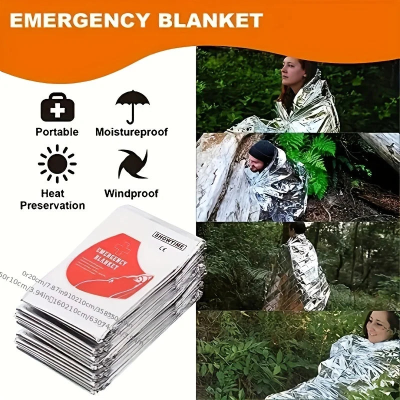 184-piece home emergency kit for outdoor hunting, hiking, camping, etc. Multifunctional outdoor first aid kit