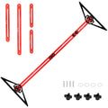 Stair Tread Template Tool Double Solid Nut Locking Stair Measuring Tool Easy to Use Stair Measuring Ruler for Risers and Shelves