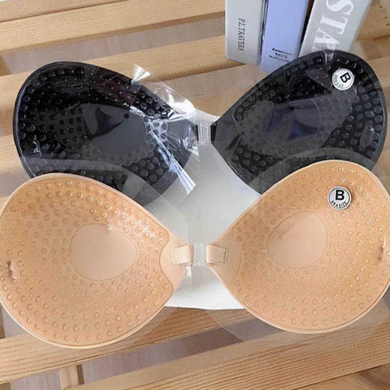Sexy One-piece Strapless Bra Pad Women Invisible Brassiere Underwear Breast Petals Adhesive Lift Up Stick Bralette Lingerie