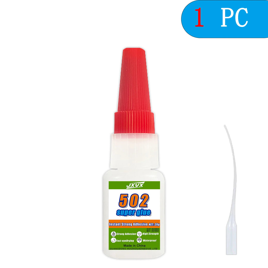 Extra-Strong Super Glue 401/502 for Metal and Plastic, 20 g – 5S Instant-Curing Cyanoacrylate Adhesive for Tool Repair