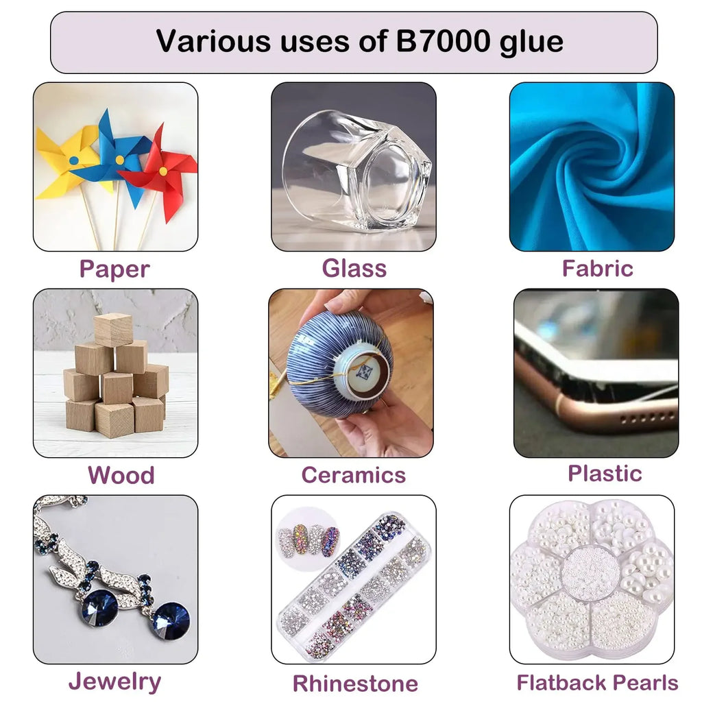 T7000 black (adhesive for jewels and mobile phones in 15 g, 25 g, 50 g, and 110 g)-Waterproof and highly durable resin adhesive