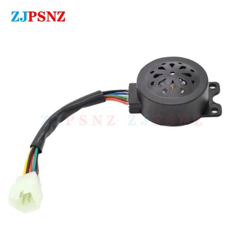 4in1 Horn Reversing Steering Anti-theft Horn Electronic Speaker Waterproof For Motorcycle Scooter E-bike Electric 48V-72V 6Wires