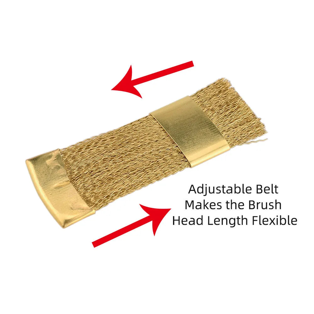 1pc Nail Art Nail Drill Bits Cleaning Brush Copper Wire Brushes For Electric Manicure Drills Brusher Cleaning Tool