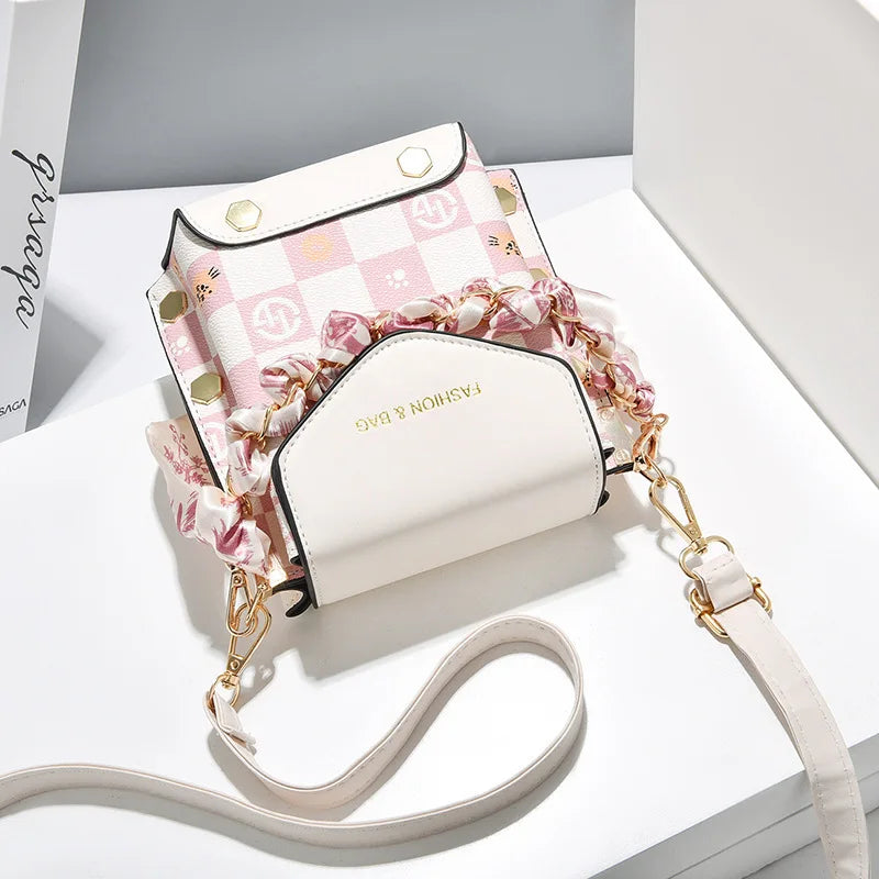 Mobile Phone Bag Women's New Summer Fashion Mini Bag Fashion Single Shoulder Crossbody Good-looking Suitable Daily Collocation