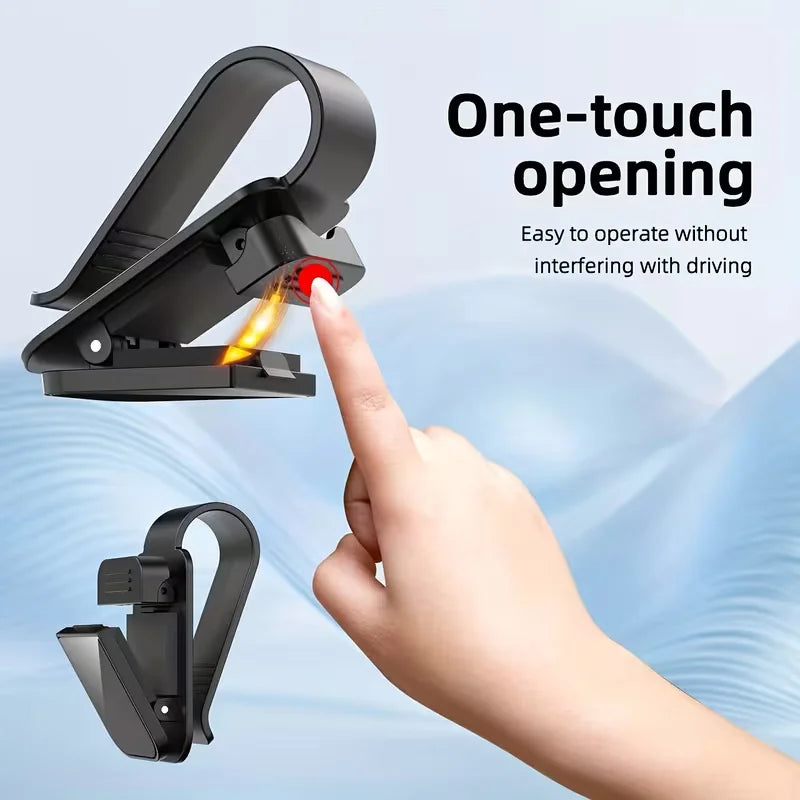 Car Sun Visor Sunglasses Clip Holder Stable Eyeglasses Hanger Card Ticket Organizer Interior Storage Clip Car Decor Accessories