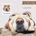 IHX Personalized 3D Animals Photo Pillow,Custom Dog/Cat Pillows,Pet Lover Memorial Cushion,Creative Gift Sofa Throw Pillow