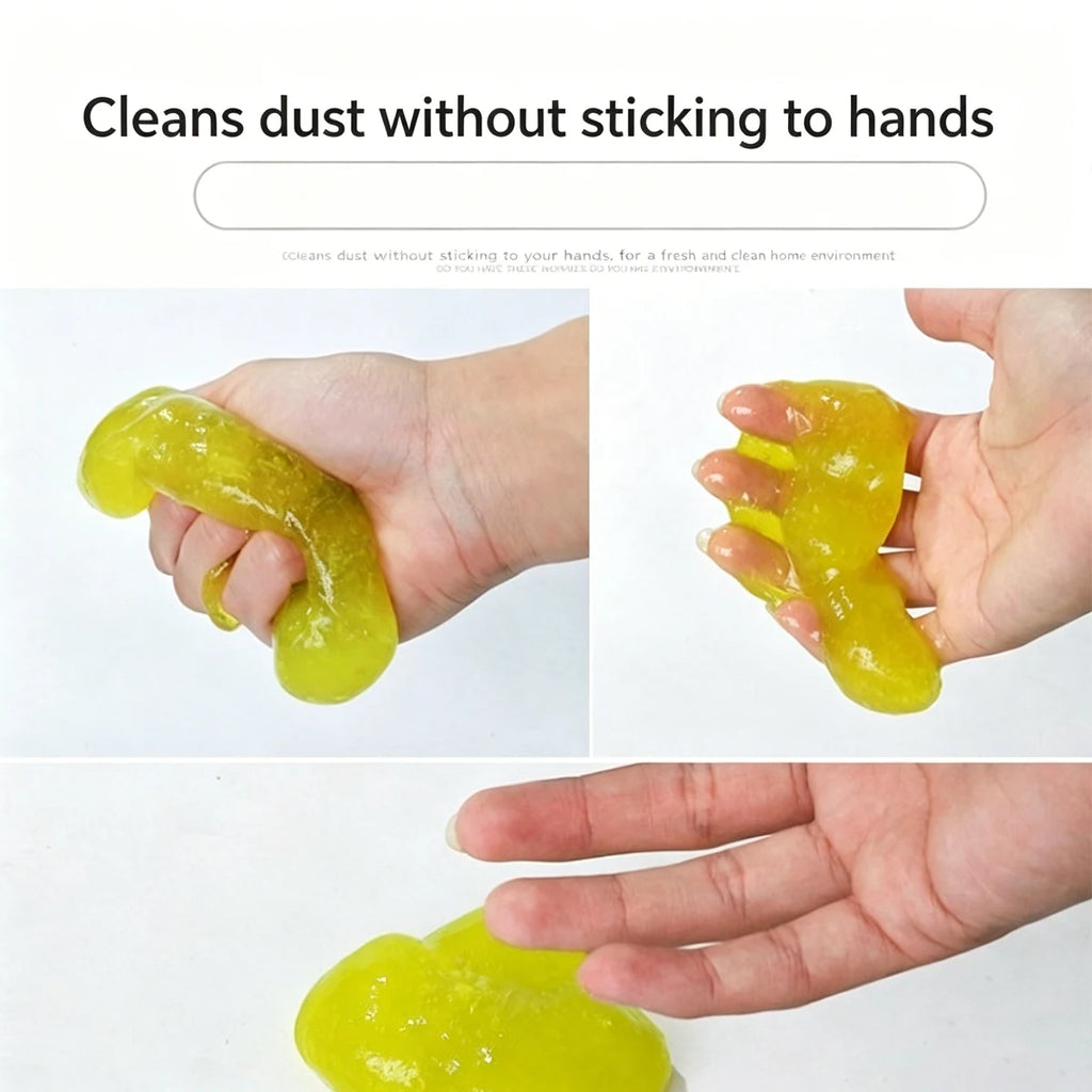 Multi-Functional Crystal Cleaning Gel Dust Absorber Soft Clay Car Interior Cleaner Crevice Chair Back Debris Removal Tool