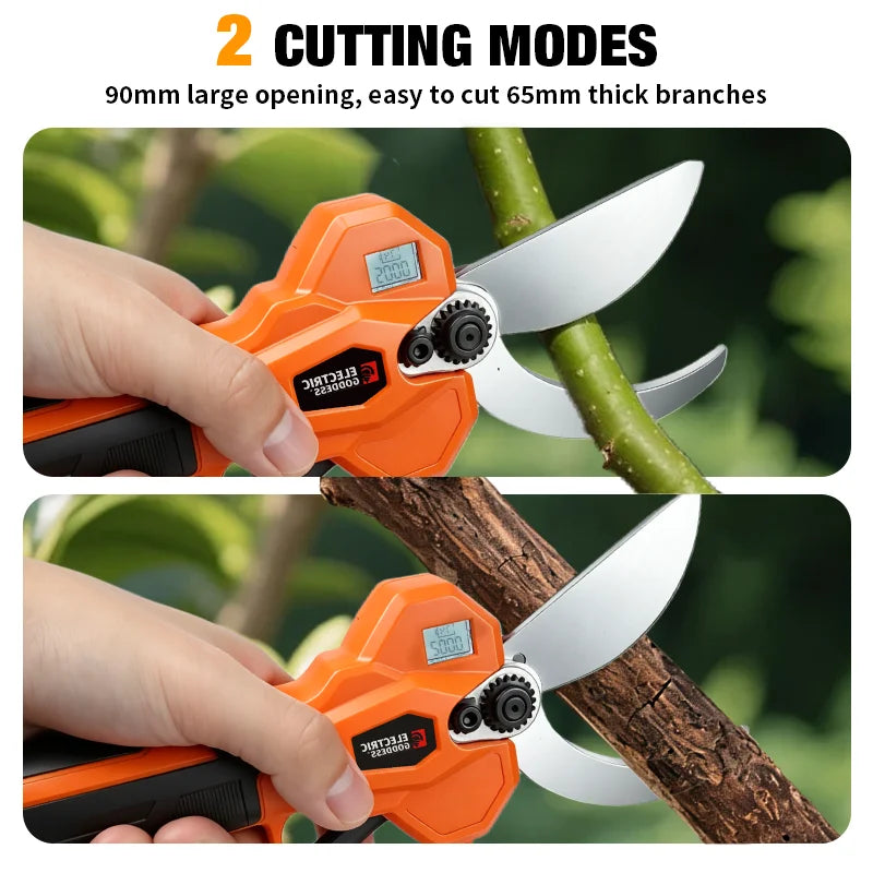 45mm Brushless Electric Pruning Shear 2 Gear Cordless Garden Fruit Tree Bonsai Beautify Tool for Makita 18V Battery Pins