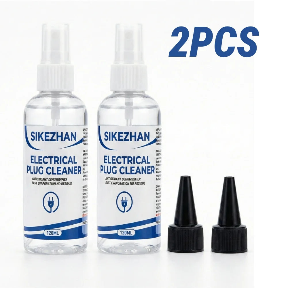 120ml Electronic Contact Cleaner Spray Fast Drying No Residue Degreaser for Car Plugs Connectors PCB Circuit Boards Deoxidizer