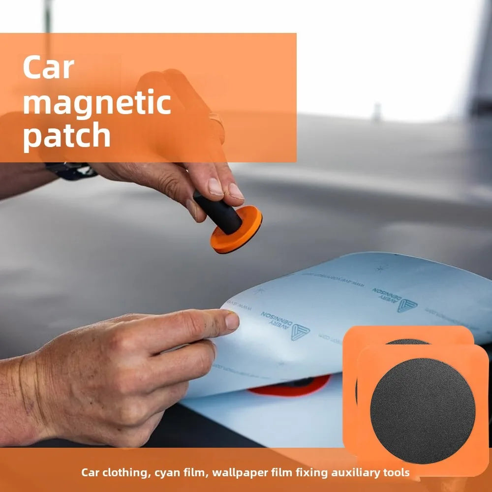 ALIWRAP 4PCS Vinyl Car Wrap Fixer Magnet Holder Carbon Film Wrapping Window Film Tinting Strong Gripper Fixing Tool Auto Styling
