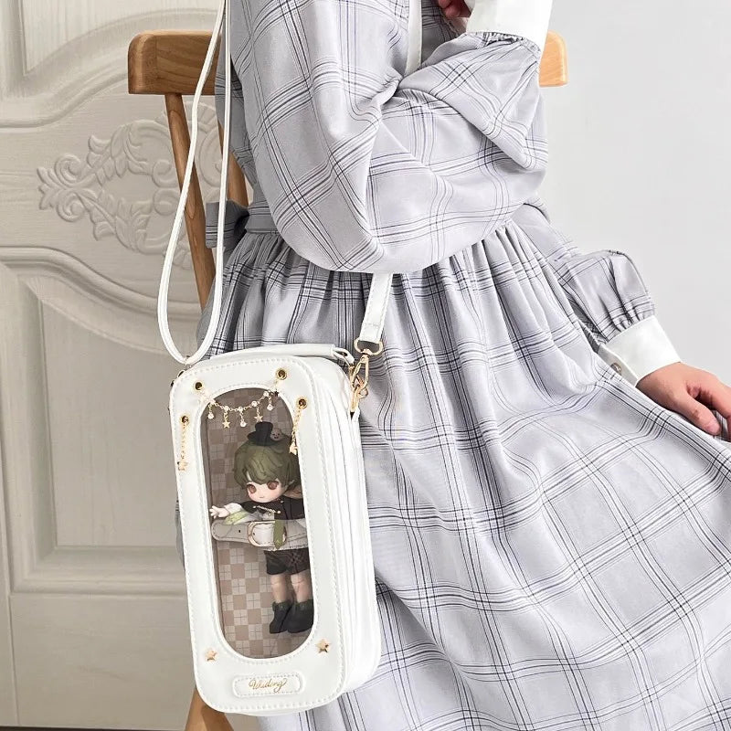 Transparent Crossbady Bag Original Daily Sac Femme Chains Star Bolso Versatile Bags for Woman Hot Sale Popular Bolsos Mujer