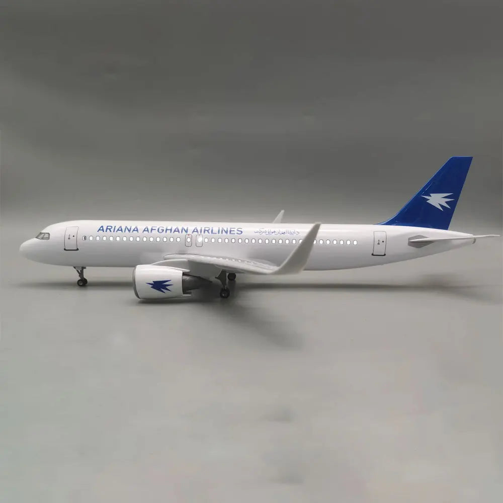 1/80 Scale 47cm Ariana Afghan Airlines Airplane A320 Neo Diecast Resin Plane Model Collection Display Gifts Fans