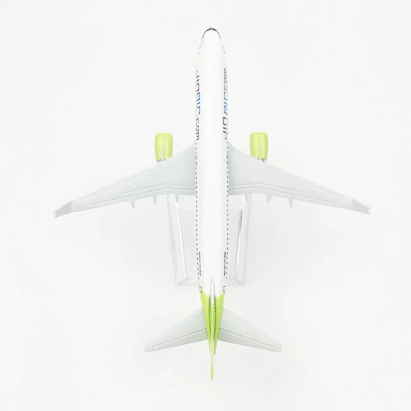 16cm Aircraft Diecast B737 Jin Air Airlines 1/400 Metal Scale Aircraft Simulation Alloy Passenger Model Toy For Children Collect