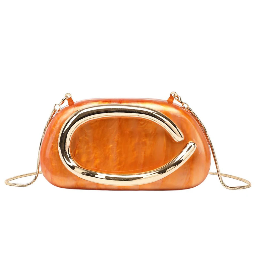Fashion Women's Handbag Bride Metal Gold Women Luxury Evening Banquet Clutch Bag Shoulder Wedding Purse Party Crossbody Bag