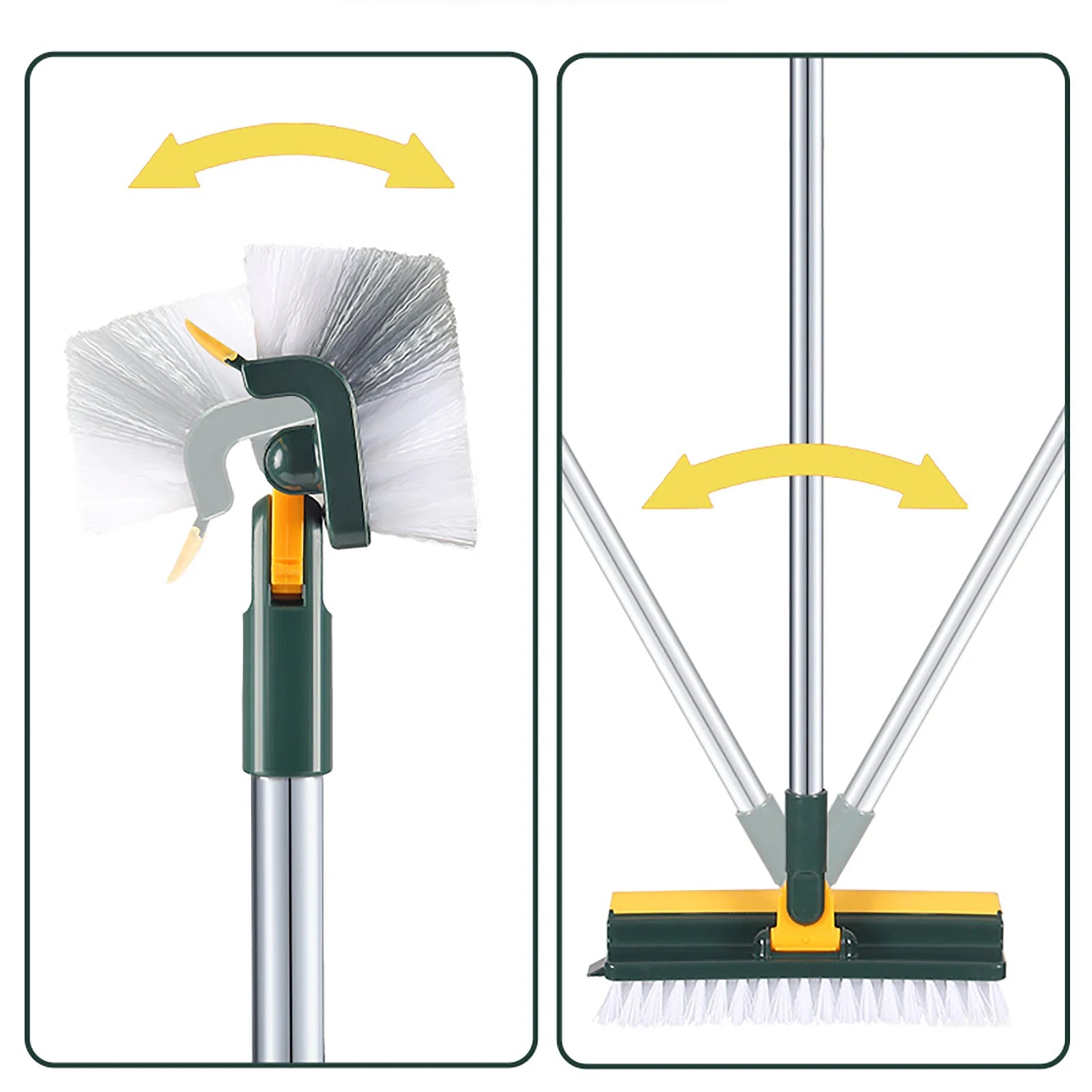 Crevice Hard Bristle Cleaning Brush No Dead Corners Hard Bristle Brush for Cleaning Wall Corner Patio Bathroom
