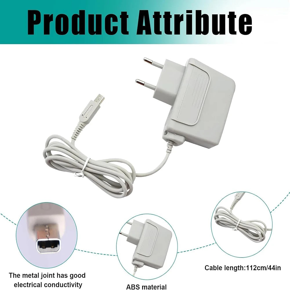 AC 100-240V Games Replacement Charger For 3DS XL LL/3DS/3DS /2DS 2DS/NDSI NDSI XL EU US Plug DC 4.6V Power Supply