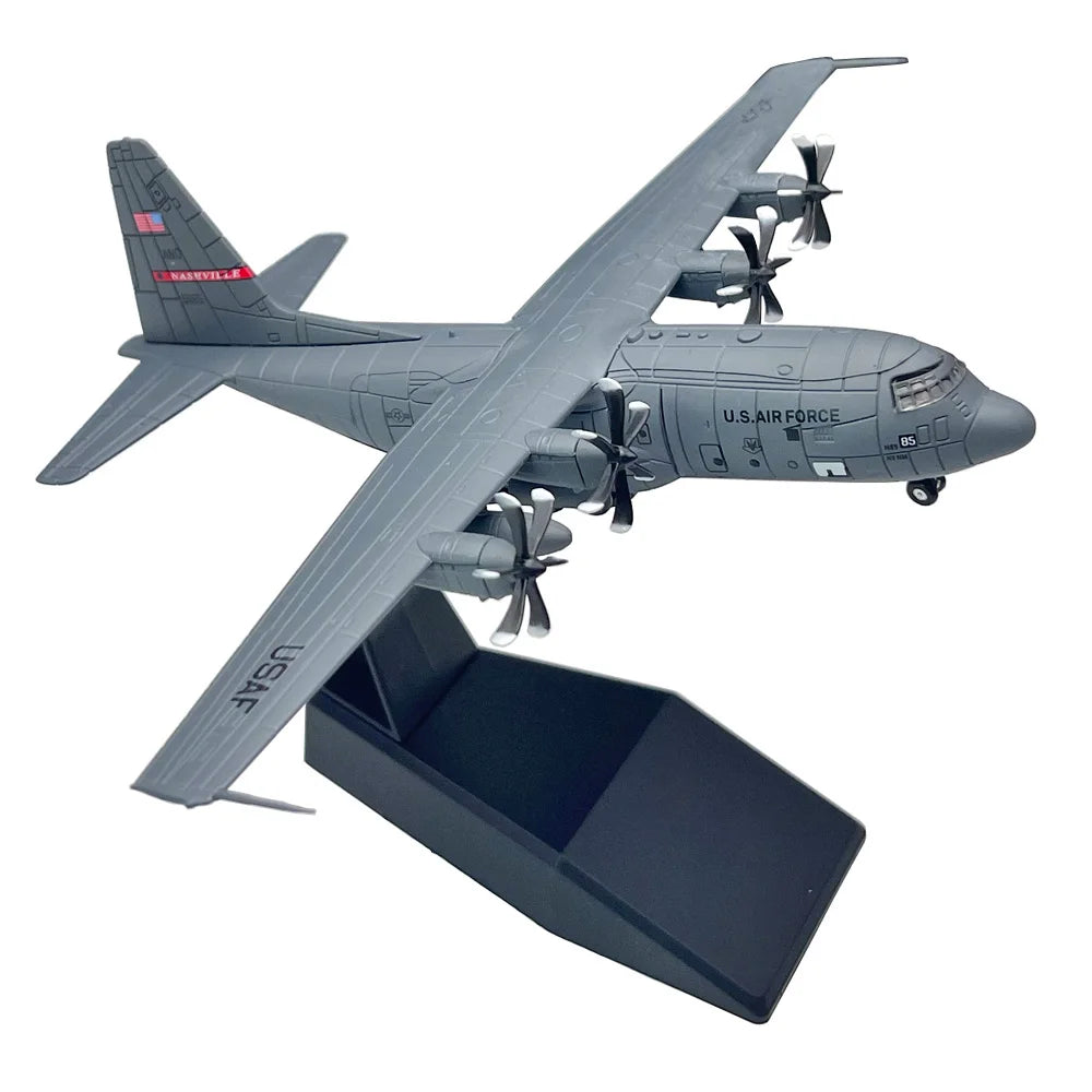 1:200 1/200 Scale US Lockheed C-130 Hercules Transport Aircraft Diecast Metal Airplane Collection or GiftMilitary Plane Model
