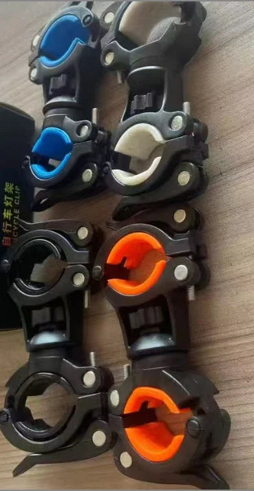 Bicycle Flashlight Holder, Lamp Holder, Night Riding Headlight Holder, Lamp Clip, Mountain Bike Riding Bike Accessories
