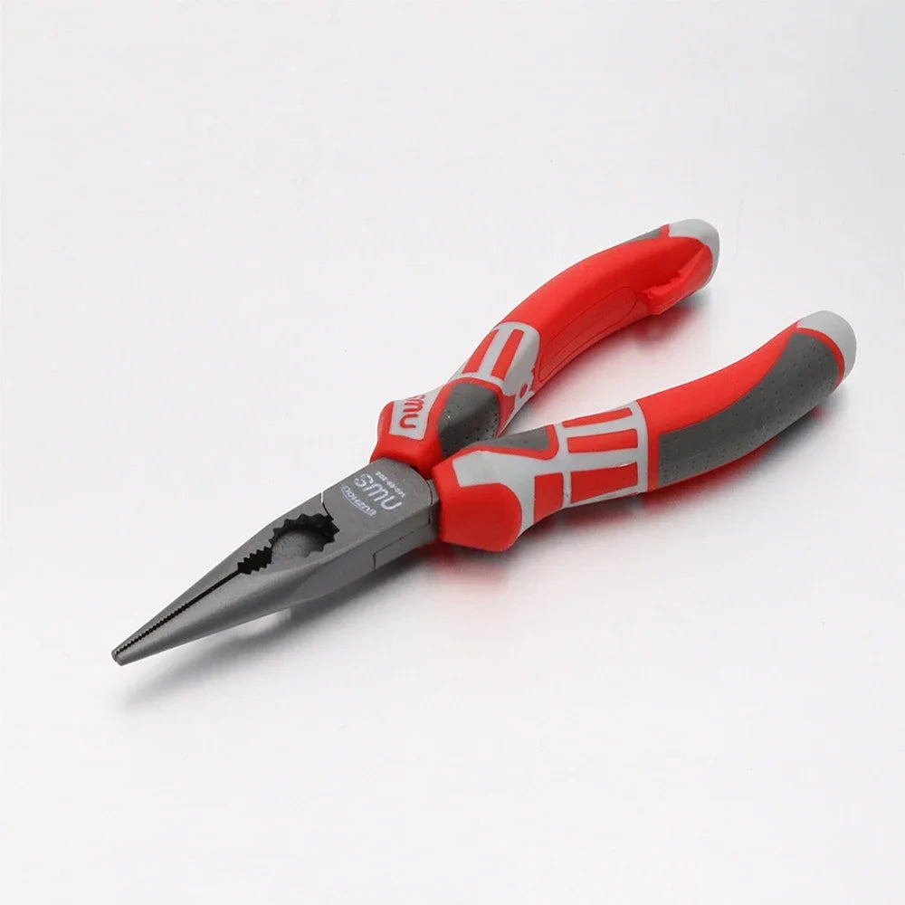 6-8 Inch Cr-V Steel Wire Pliers Wire Cutter Sharp Nose Pliers Diagonal Nose Pliers Industrial Grade Hand Tools for Electricians