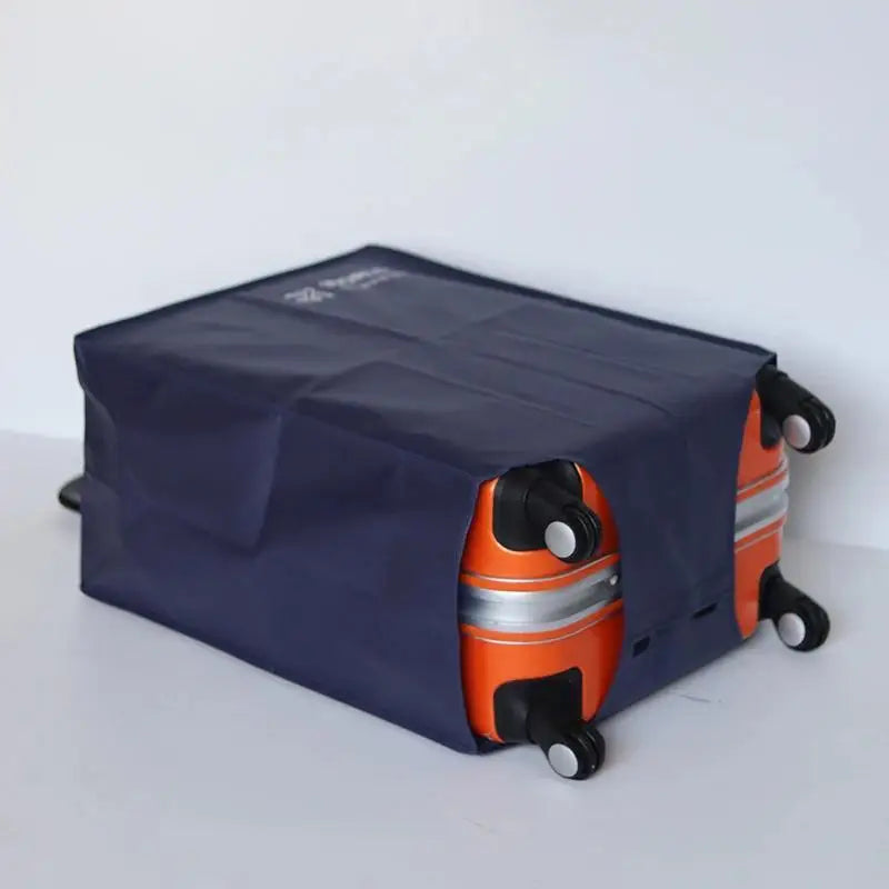 1pc durable luggage dust cover for world travelers - elastic and scratch resistant luggage protection cover, suitable for 18-32