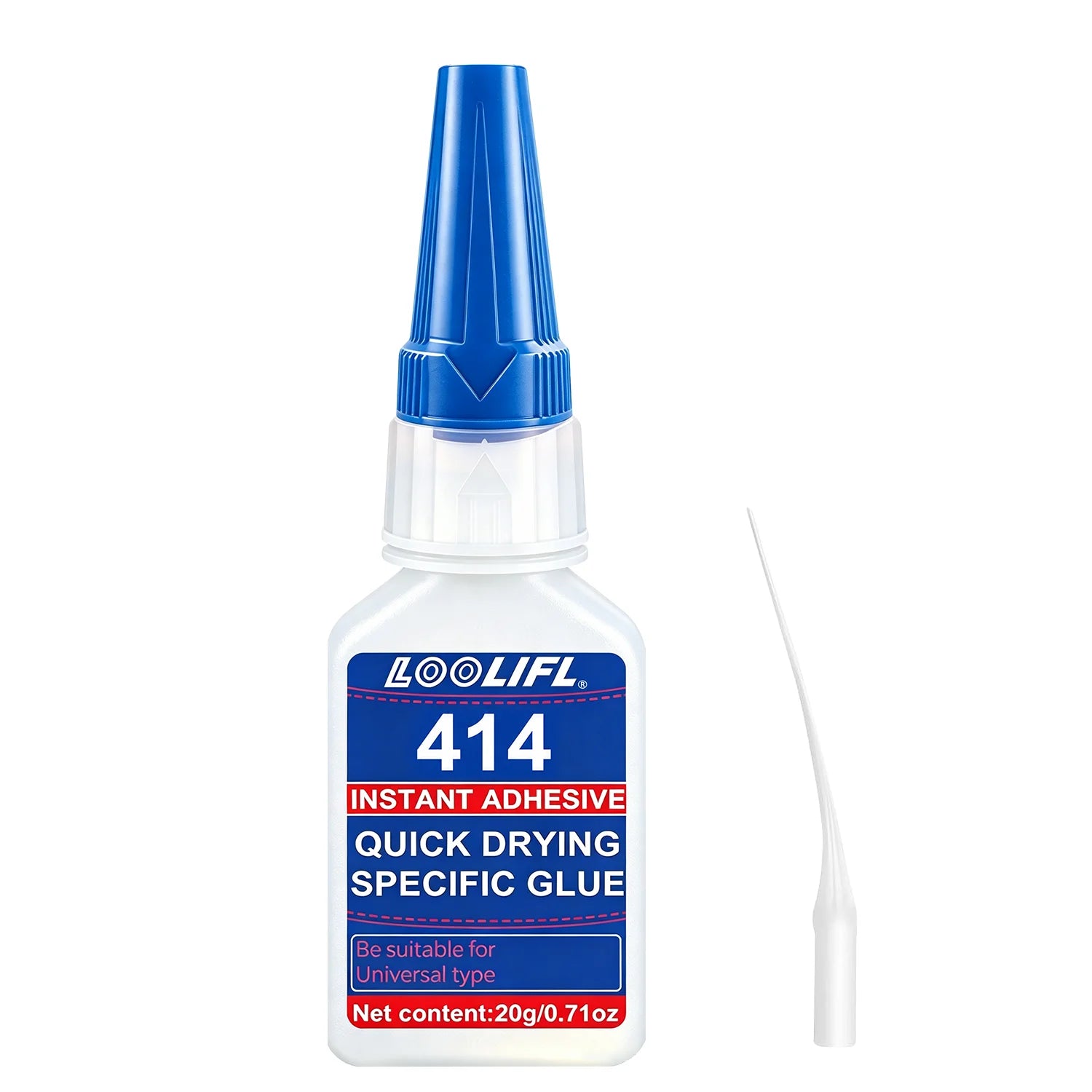 LOOLIFL Super Glue 401 406 414 480 495 496 380 480 Cyanoacrylate Instant Adhesive Suitable for Super Bonding of All Materials