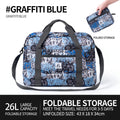 Women's travel bag, large capacity, lightweight portable travel luggage bag short-distance bag, foldable storage shopping bag