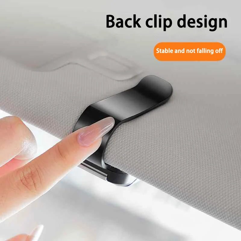 Car Eyeglass Holder Glasses Storage Clip Sunglasses Holder with Sponge Protection For Opel Corsa D Astra Insignia Mokka Adam