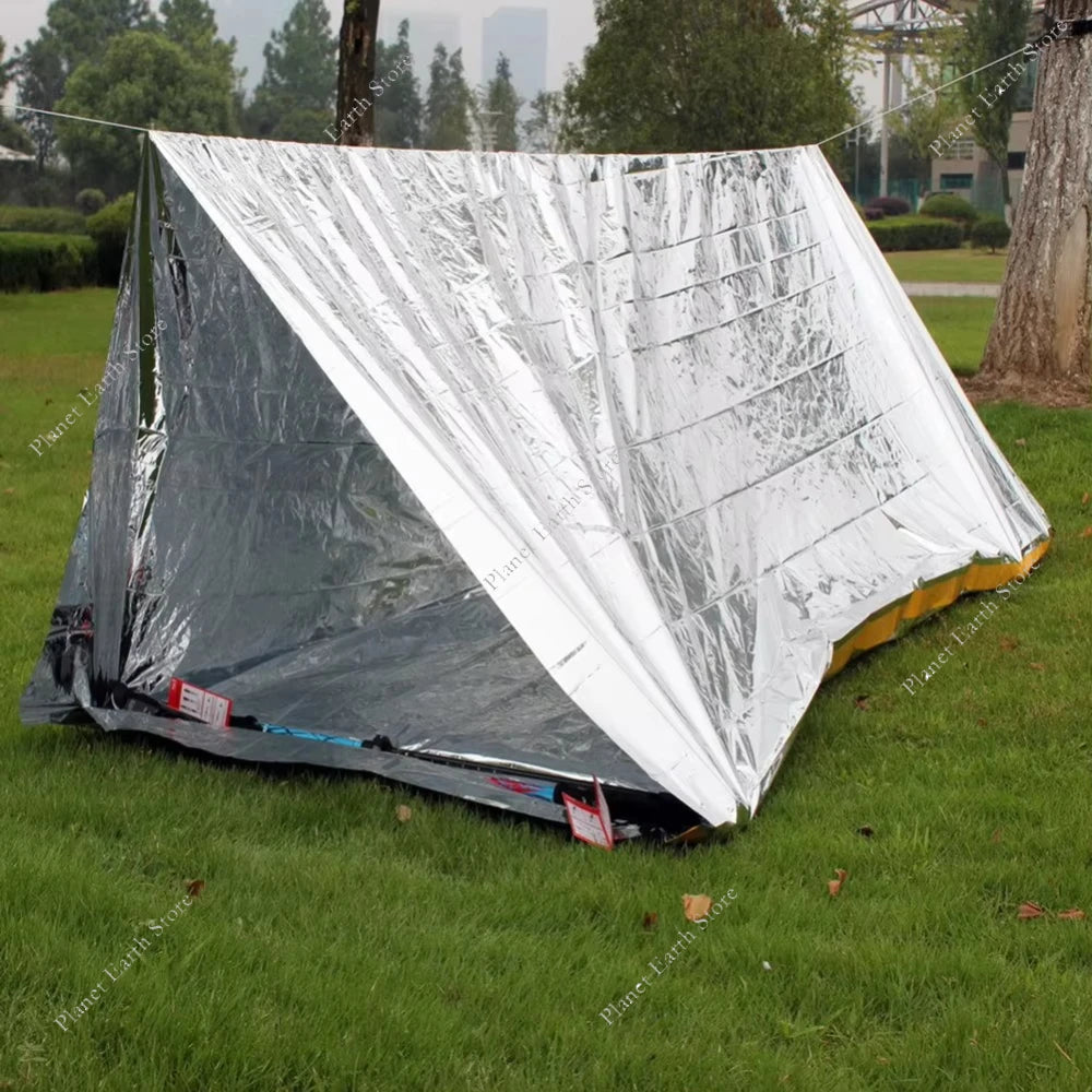 5/10/20 Pack Emergency Blanket Thermal Blanket for Camping Waterproof Foil Thermal Blanket Heat Reflective Blanket for Outdoors