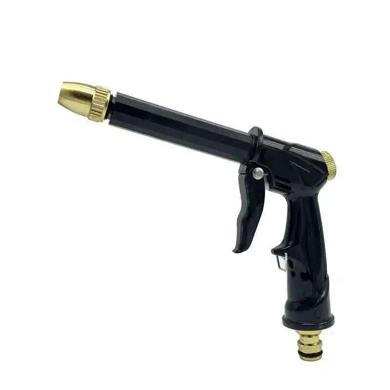 High Pressure Car Wash Water Gun 360° Adjustable Metal Nozzle Garden Water Spray Cleaning Gun