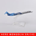 JASON TUTU ERJ145 Fokker F50 Aircraft Diecast Metal 1/400 Scale Planes Avianca FK50 Airplane Model Plane Model Dropshipping
