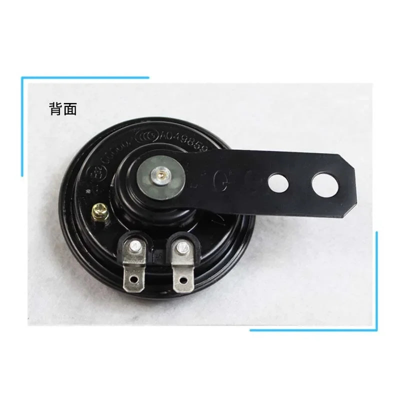 Universal Motorcycle Horn 12V 48V 60V E-Bikes Motorcycle Electric Horn Kits Waterproof Round Loud Horn Speaker