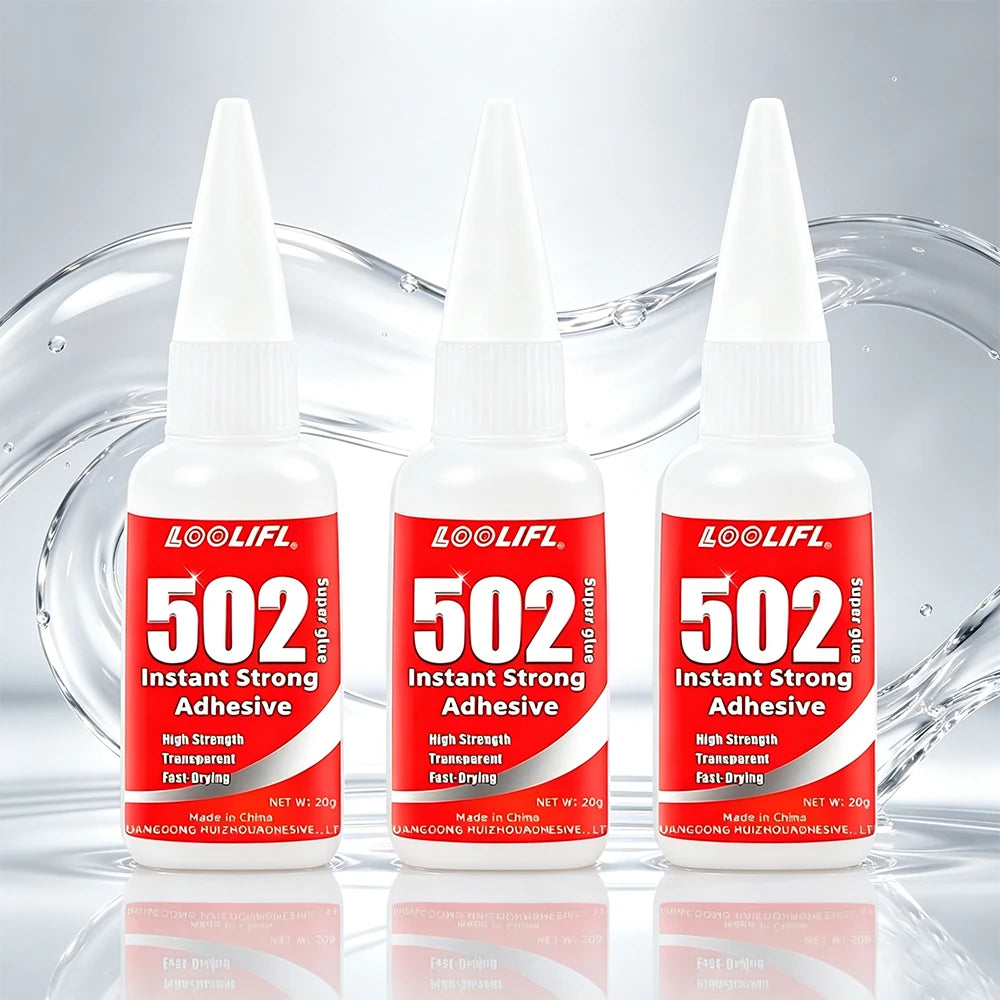 Instant Super Glue High Strength Quick Dry Household DIY Craft Repair Adhesive for Hard Materials Metal Ceramic Wood Ornaments