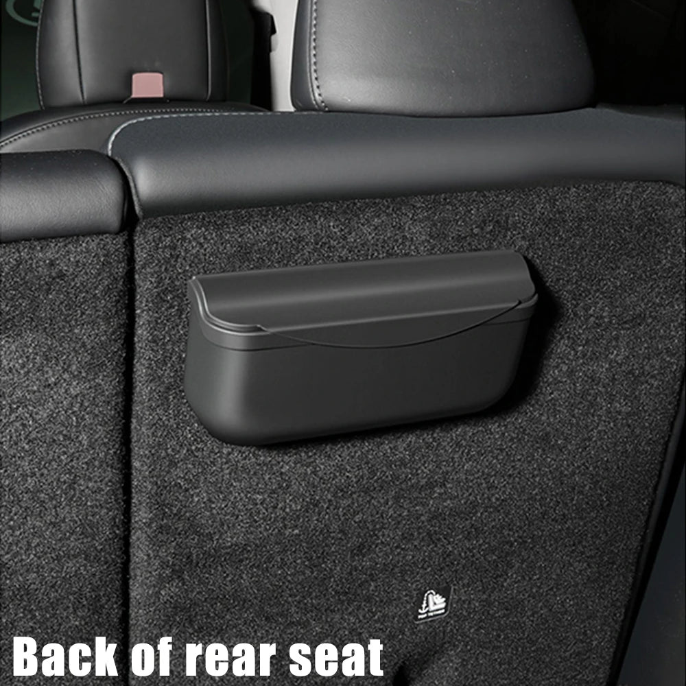 Car Storage Box Sticky Case Glasses Sunglasses Holder Garbage Trash Bin Door Seat Dash Board Accessories For Tesla Model 3 Y