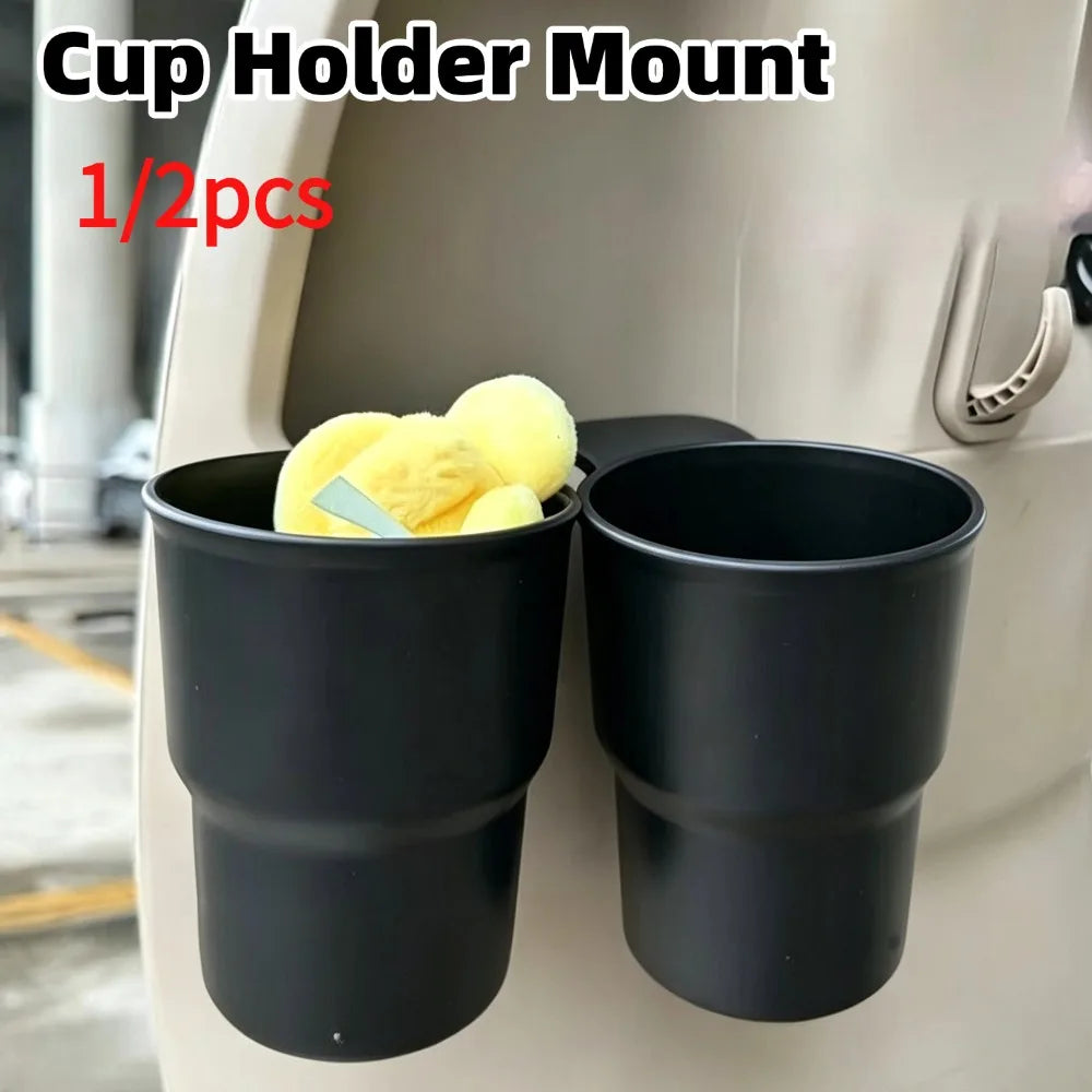 1/2pcs Hanging Car Cup Holder Mount Door Side Water Bottle Storage Rack Multi-Function Beverage Rack For Seat Back Air Outlet