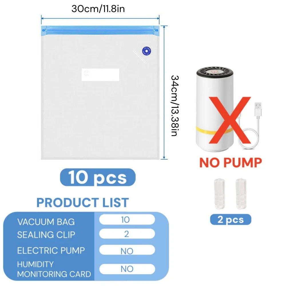3D Printer Filament Storage Bag Kit with Pump,  PLA/ABS/PETG Filament Dryer Safekeeping Humidity Resistant For 3D Printer Parts