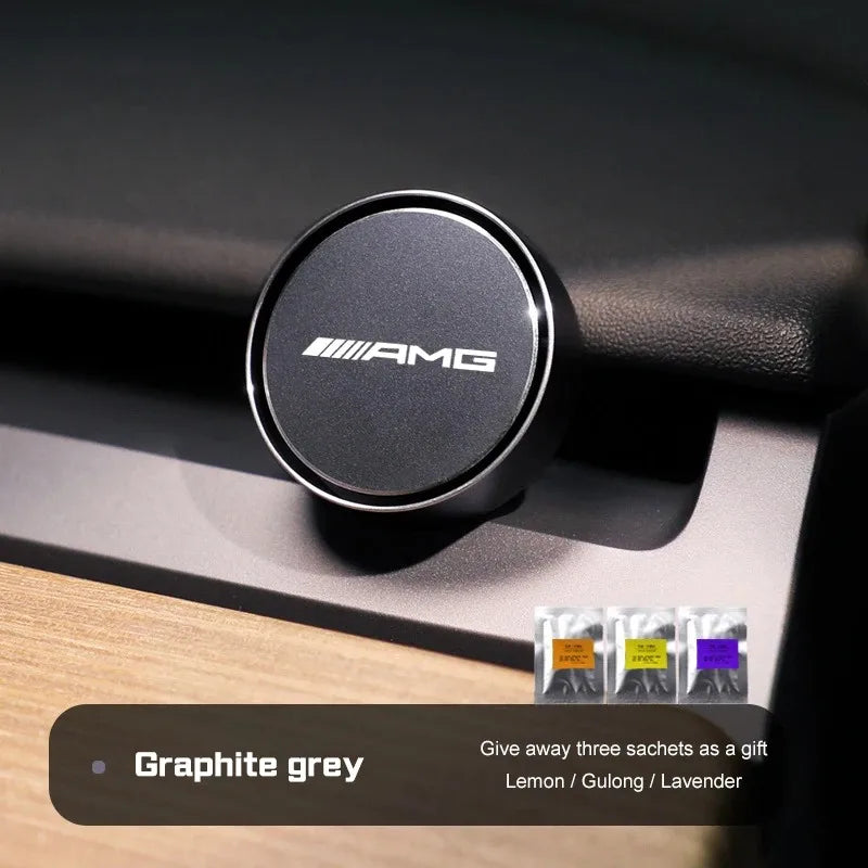 For Mercedes-Benz AMG A B C E S V A45 C43 CLA R-Class GLA GLB Car air outlet aromatherapy Air Freshener Solid Fragrance Diffuser